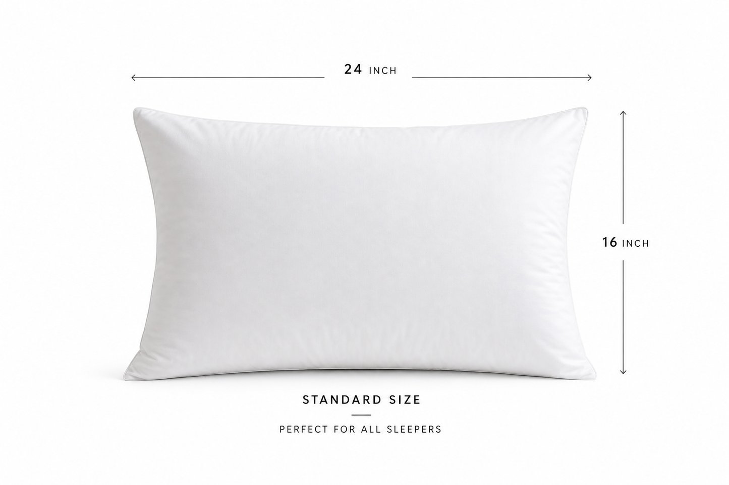 Nestorasleep Hotel Luxury Pillows (Set of 2) – Soft, Fluffy Comfort for 5-Star Sleep at Home