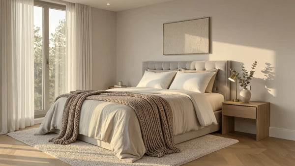 I want my bedroom to feel like a luxury hotel.