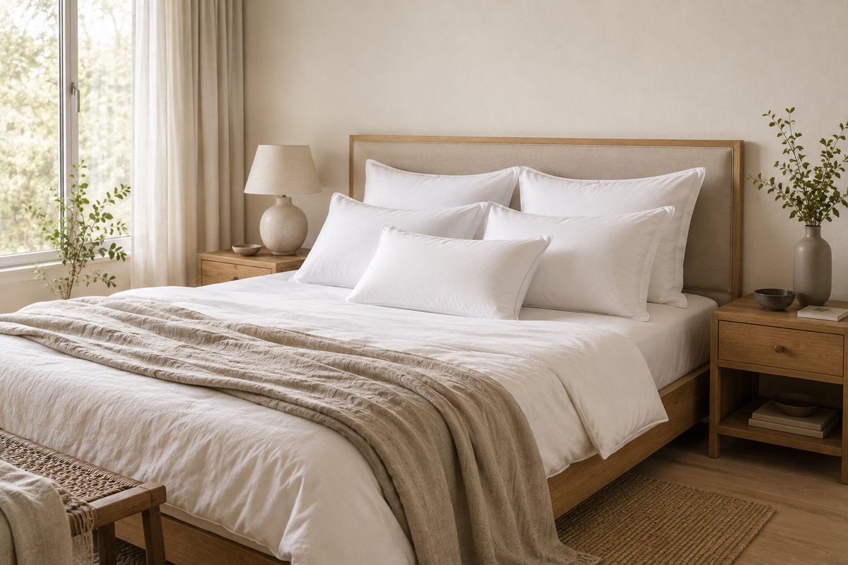Minimal White Bedroom